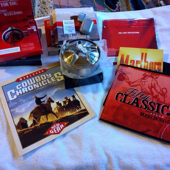 Marlboro star A/T personal A/T litter device 3 catalogs Cowboy Fifty The Last - Picture 1 of 13